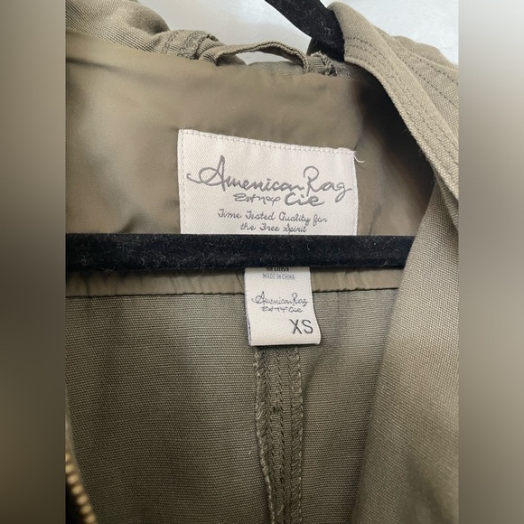 American Rag long army green military jacket - Picture 3 of 6